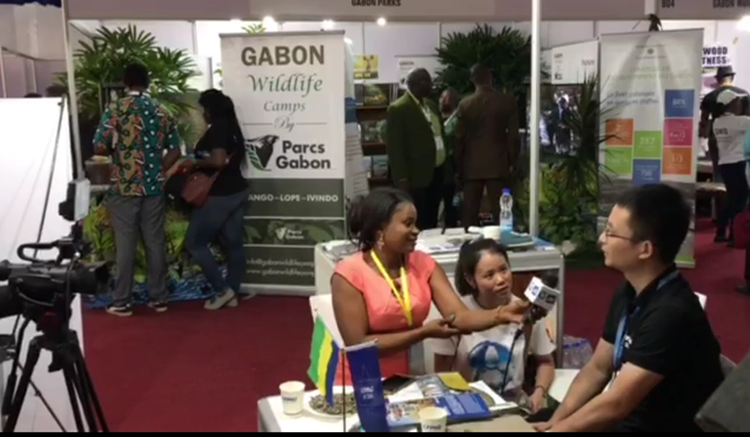 Interviewed by Gabon’s Official TV Station